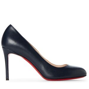 Christian Louboutin Navy leather Fifi heels RETAIL 895